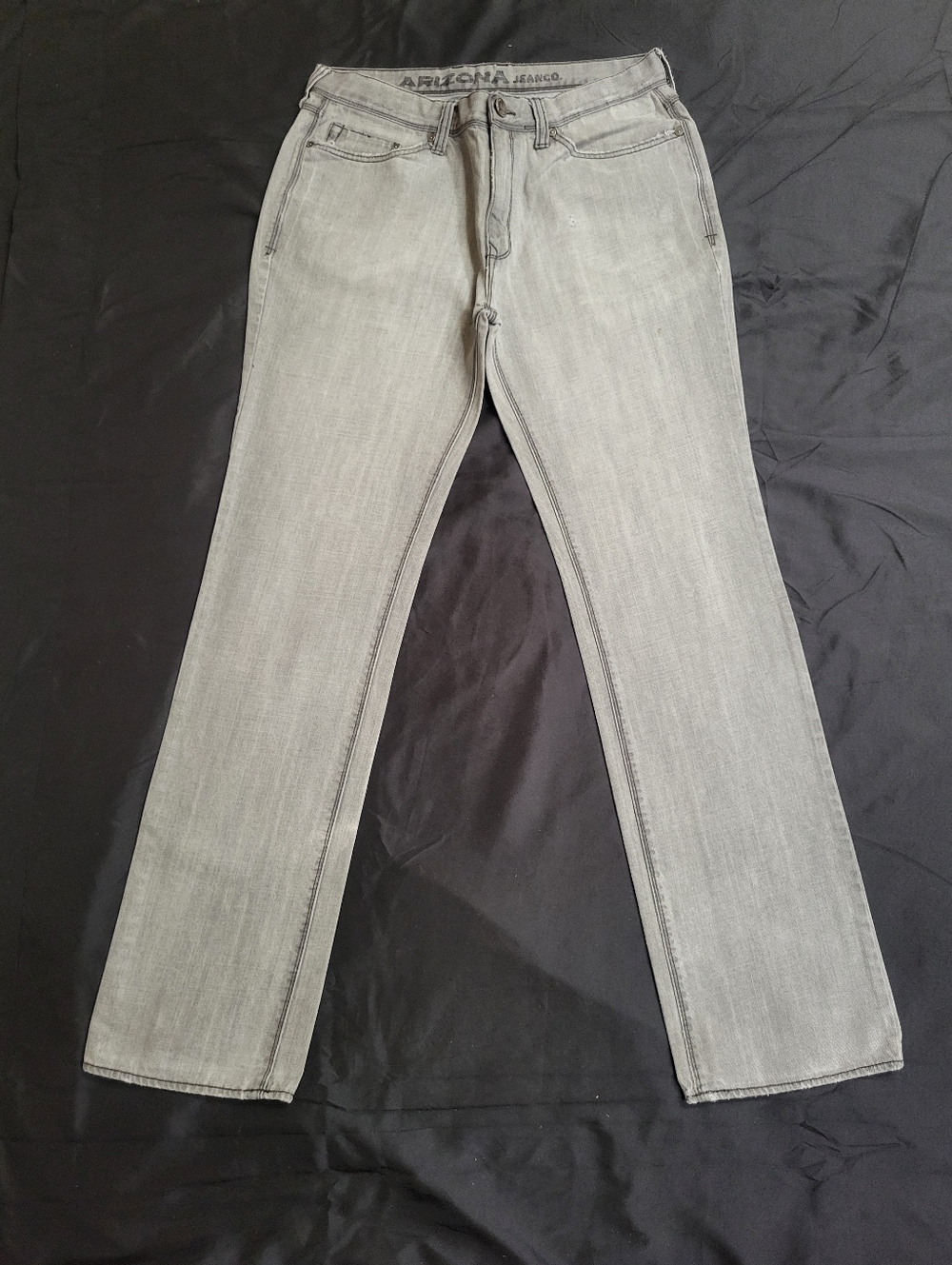 Arizona Jean Company Gray Skinny Jeans Men Size 34X33